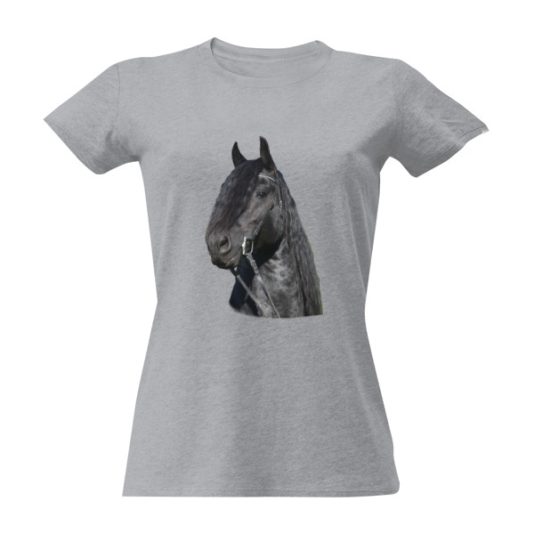 Tričko s potiskem Fríský hřebec hlava 2