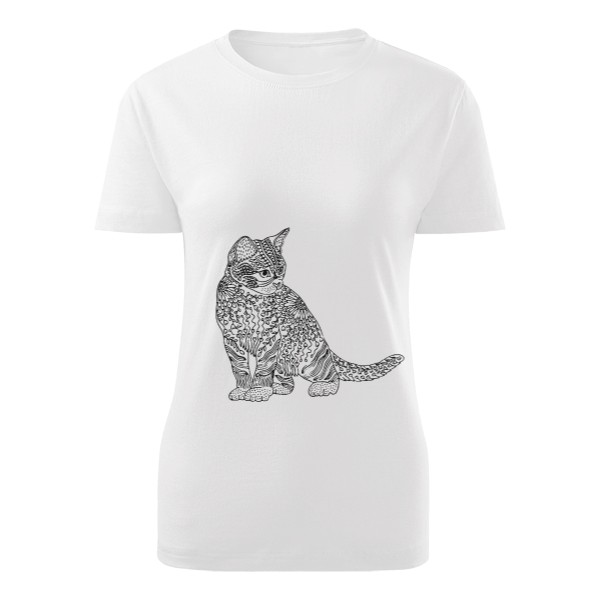 Tričko s potiskem kočka-kočka2