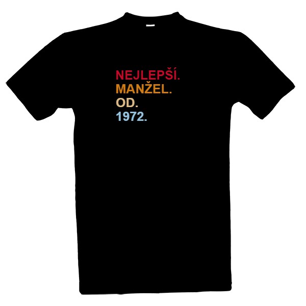 Tričko s potiskem Nejlepší manžel od ...